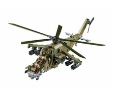 Sluban Model Bricks M38-B1137 Bojový vrtulník MI-24S / LEGO - kompatibilní / Počet figurek|dílků: 3|893 / od 12 let