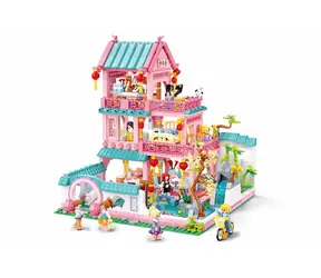 Sluban Girls Dream M38-B1117 Čínská vila 1 / LEGO - kompatibilní / Počet figurek|dílků: 10|1210 / od 6 let