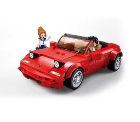Sluban Model Bricks M38-B1128 Sportovní vůz MX5 / LEGO - kompatibilní / Počet figurek|dílků: 2|264 / od 10 let