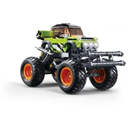 Sluban Power Bricks M38-B1158 Natahovací auto Bigfoot Green BKI / LEGO - kompatibilní / Počet figurek|dílků: 1|264 