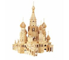Woodcraft Dřevěné 3D puzzle kostel Petersburg / od 8 let / Obtížnost: střední