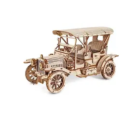 RoboTime 3D dřevěné puzzle Historické auto - Vintage car / od 8 let / 298 dílků / Obtížnost: střední