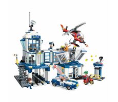Qman MineCity W1937 Policejní stanice / Stavebnice / Počet figurek|dílků: 6|731 / od 6 let