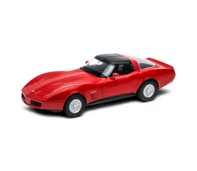 Welly Chevrolet Corvette Coupe (1982) červená / 1:34 / od 3 let
