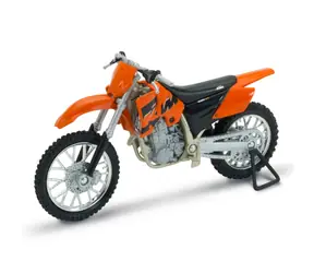 Welly Motocykl KTM 450SX Racing oranžová / 1:18 / od 3 let