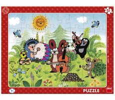DINO Deskové puzzle Krtek a kapela / 40 dílků / od 3 let