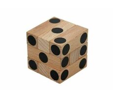 Česká dřevěná hračka Dřevěný hlavolam kostka Cube / od 3 let