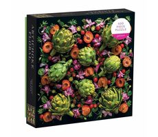 Galison Puzzle Artyčokové květy / 500 dílků / od 8 let