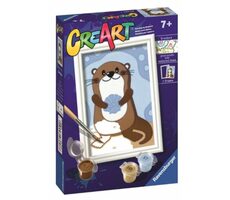 Ravensburger CreArt Roztomilá vydra / od 7 let