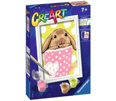 Ravensburger CreArt Roztomilý králík v hrnečku / od 7 let