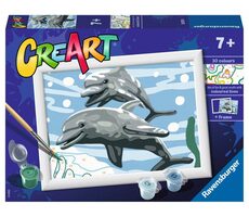 Ravensburger CreArt Veselí delfíni / od 7 let