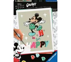 Ravensburger CreArt Disney: Mickey Mouse: H is for HAPPY / od 12 let