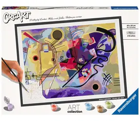 Ravensburger CreArt Wassily Kandinsky: Žlutá, červená, modrá / od 14 let