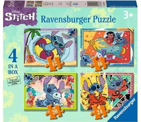 Ravensburger Disney: Stitch 4 v 1 - 12+16+20+24 dílků / od 3 let