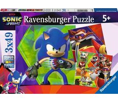Ravensburger Sonic Prime - 3x49 dílků / od 5 let