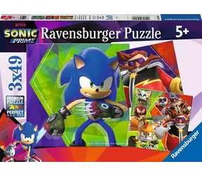 Ravensburger Sonic Prime - 3x49 dílků / od 5 let