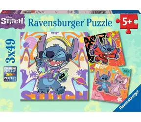 Ravensburger Disney: Stitch - 3x49 dílků / od 5 let