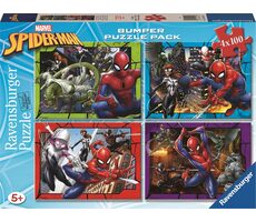 Ravensburger Marvel: Spider-Man - 4x100 dílků / od 5 let