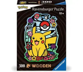 Ravensburger Dřevěné puzzle Pikachu / 300 dílků / od 12 let
