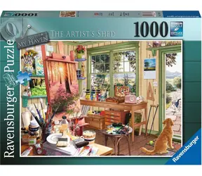 Ravensburger Umělcova chatka / 1000 dílků / od 14 let