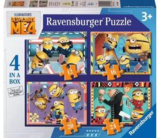 Ravensburger Já, padouch 4 4 v 1 - 12+16+20+24 dílků / od 3 let