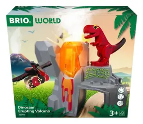 BRIO Dinosauří soptící vulkán / od 3 let