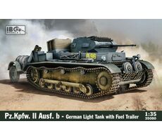 IBG 35080 Pz.Kpfw.II Auf.B s palivovým přívěsem / Plastikový model / 1:35 / od 14 let