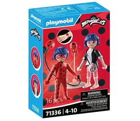 Playmobil® Miraculous 71336 Kouzelná Beruška a Černý kocour: Marinette & Beruška / Počet dílků: 16 / od 4 let