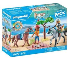 Playmobil® Horses of Waterfall 71470 Jízda na koni s Amelií a Benem na pláži / Počet dílků: 43 / od 5 let