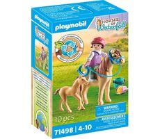 Playmobil® Horses of Waterfall 71498 Dítě s poníkem a hříbátkem / Počet dílků: 10 / od 4 let