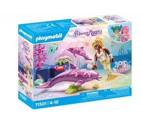 Playmobil® Princess Magic 71501 Mořská panna s delfíny / Počet dílků: 28 / od 4 let