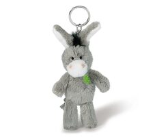 NICI klíčenka Osel 10cm se zeleným čtyřlístkem / od 3 let