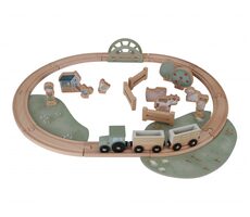 Little Dutch Vláčkodráha dřevěná Farma / od 18 měsíců