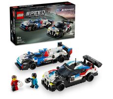 LEGO® Speed Champions 76922 Závodní auta BMW M4 GT3 a BMW M Hybrid V8 / Počet dílků: 676 / od 9 let