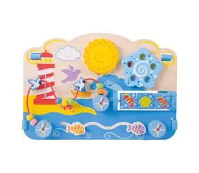 Bigjigs Baby Dřevěná motorická deska moře / od 6 měsíců