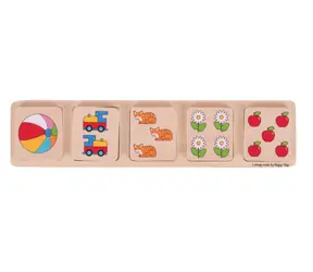 Bigjigs Toys Vkládací puzzle počítání / od 1 roku