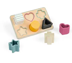 Bigjigs Toys Vkládací puzzle Tvary / od 1 roku
