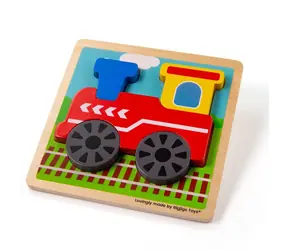 Bigjigs Toys Vkládací puzzle Vláček / od 1 roku