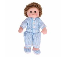 Bigjigs Toys Látková panenka Arthur 34 cm / od 0 let