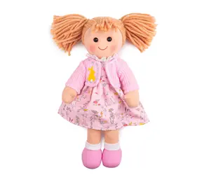 Bigjigs Toys Látková panenka Ella 34 cm / od 0 let