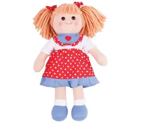 Bigjigs Toys Látková panenka Emily 34 cm / od 0 let