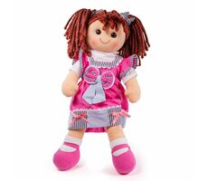 Bigjigs Toys Látková panenka Emma 38 cm / od 0 let