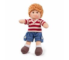 Bigjigs Toys Látková panenka Harry 28 cm / od 0 let