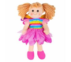 Bigjigs Toys Látková panenka Chloe 34 cm / od 0 let