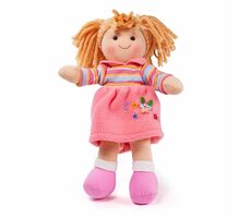Bigjigs Toys Látková panenka Jenny 28 cm / od 0 let