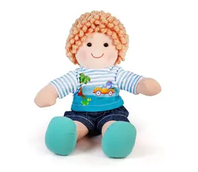 Bigjigs Toys Látková panenka Robin 30 cm / od 0 let