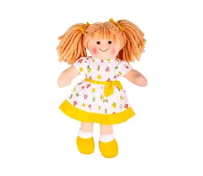 Bigjigs Toys Látková panenka Zoe 28cm / od 0 let