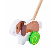 Bigjigs Baby Dřevěný jezdík Králíček / od 1 roku