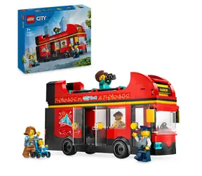 LEGO® City 60407 Červený dvoupodlažní vyhlídkový autobus / Počet dílků: 384 / od 7 let