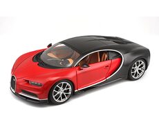 Bburago Plus Buggati Chiron červená / měřítko 1:18 / od 3 let 